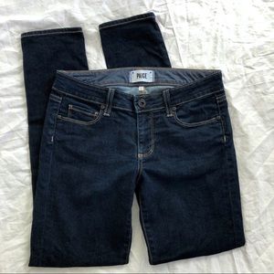 Paige Deep Indigo Skinny Jeans